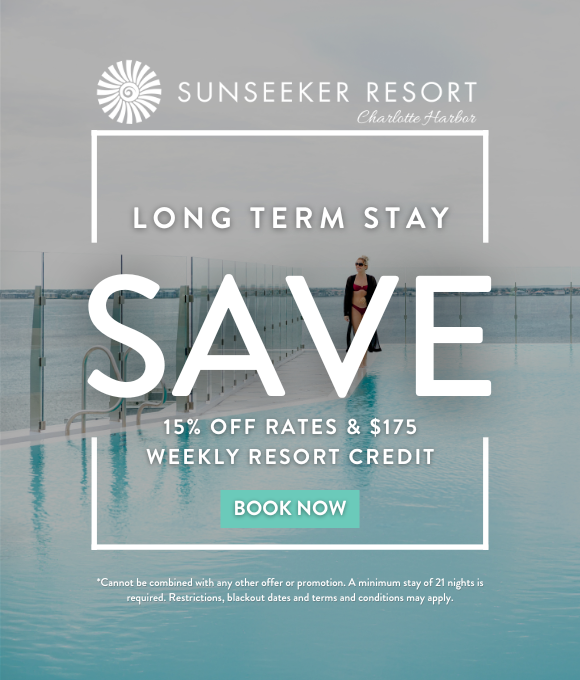 Sunseeker Resort Charlotte Harbor | LONG TERM STAY SAVE 15% OFF RATES & $175 WEEKLY RESORT CREDIT | BOOK NOW