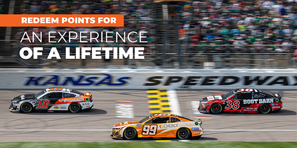 REDEEM POINTS FOR AN EXPERIENCE OF A LIFETIME