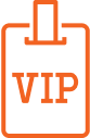 Cartoon Image of a VIP Tag
