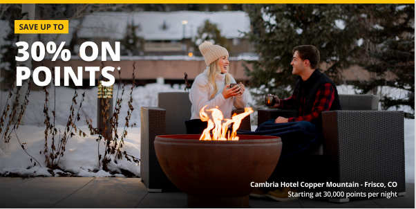 Up to 30% Off Bonus Points