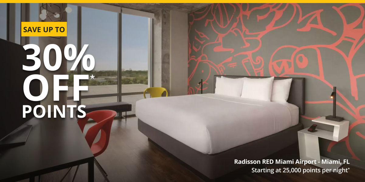 GET UP TO A 30% BONUS ON POINTS