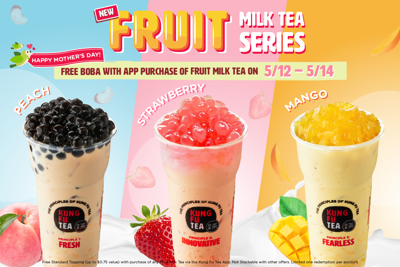 Celebrate Mother's Day With Our NEW Fruit Milk Tea Series + FREE BOBA ...