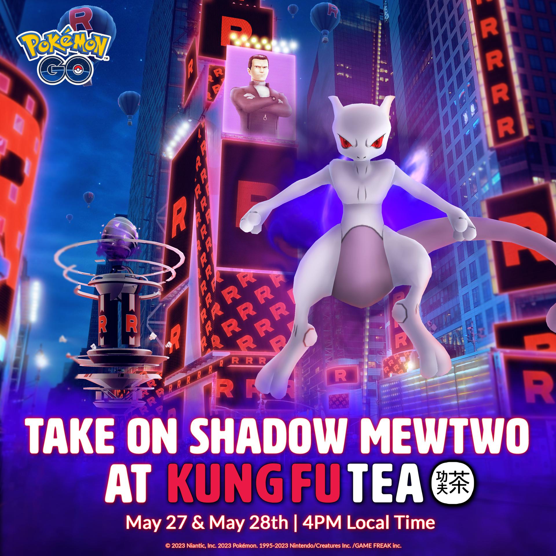 Take On Shadow Mewtwo This Weekend! - KFT x Pokémon GO - Kung Fu Tea