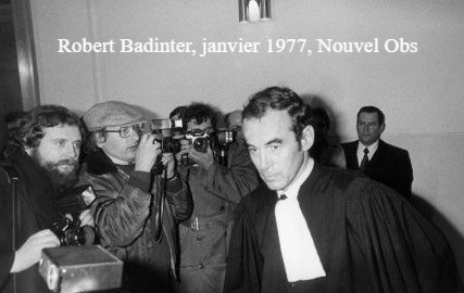 Robert Badinter, 1977, le nouvel obs