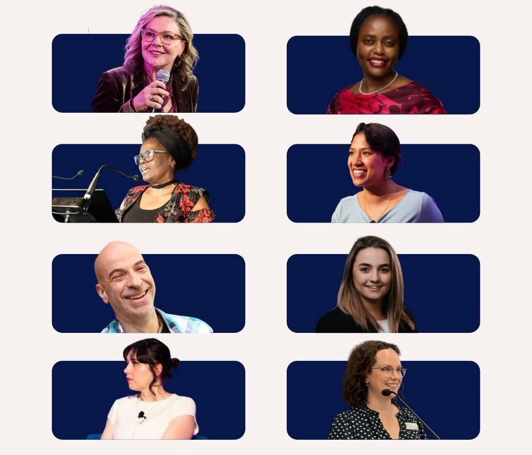 Headshots and photos of DCA's many speakers in action.