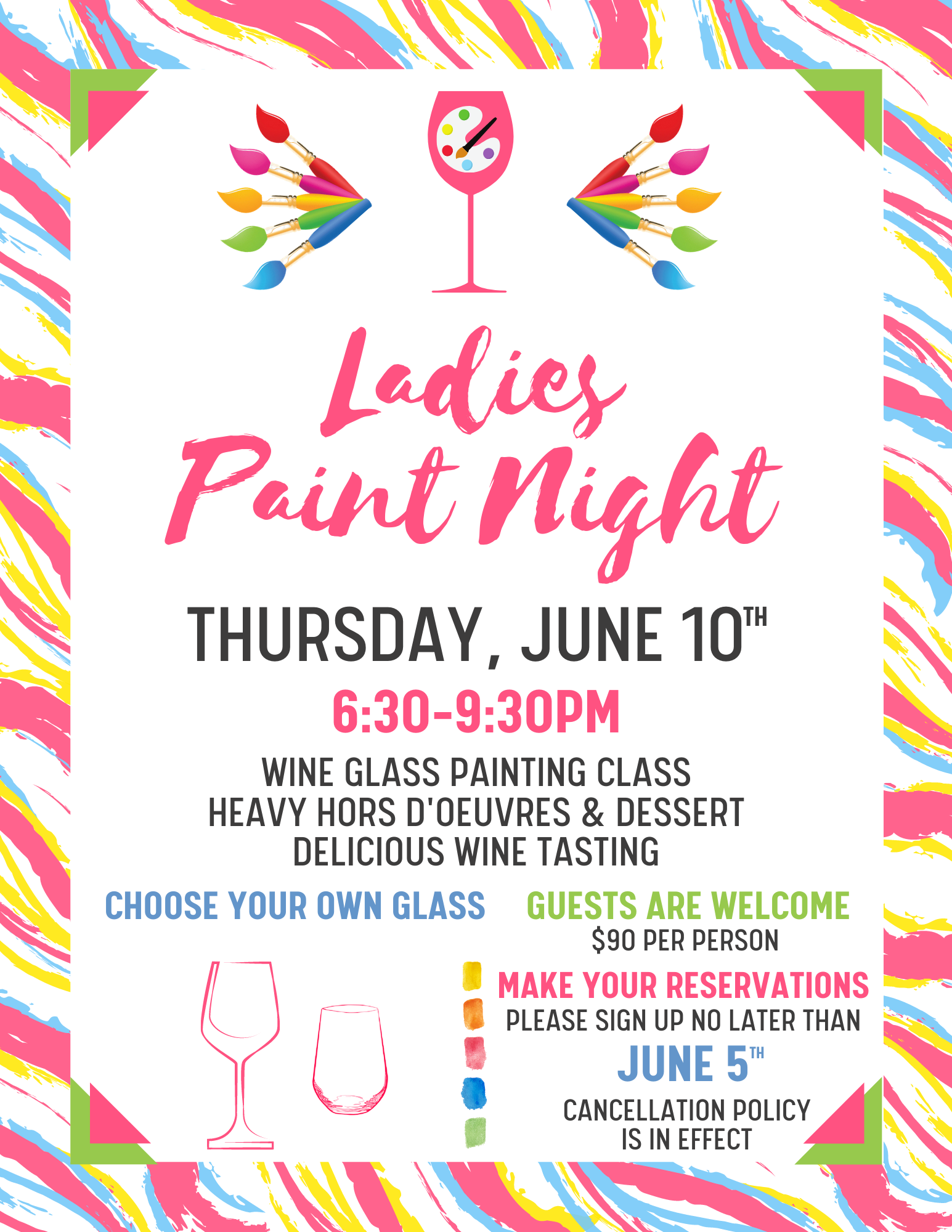 Ladies Paint Night! - 6/10/2021 - Tamarack Country Club