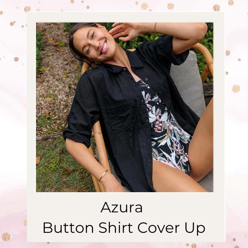 Azura Button Shirt Cover Up