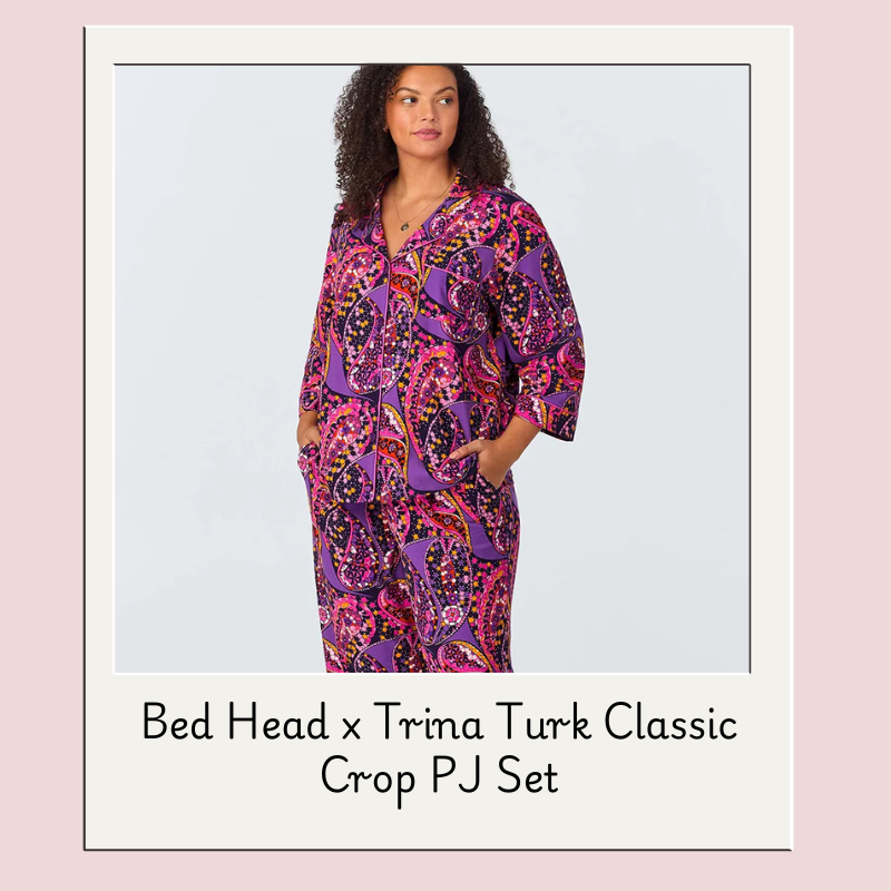 Bed Head x Trina Turk Classic Crop PJ Set