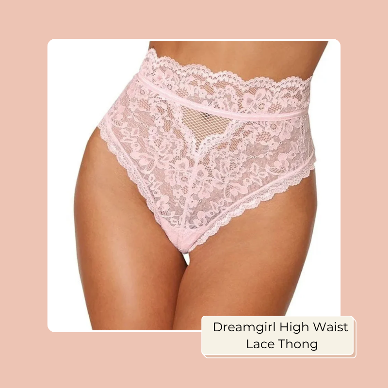 Dreamgirl High Waist Lace Thong