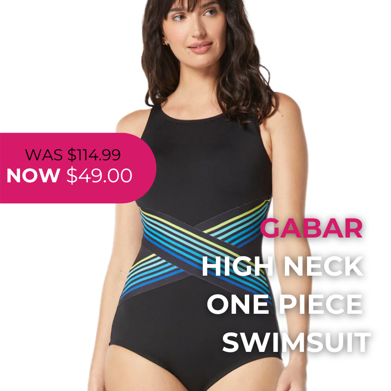 Gabar High Neck One Piece Swimsuit