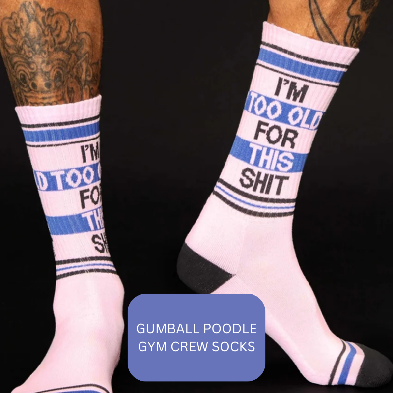 Gumball Poodle Gym Crew Socks