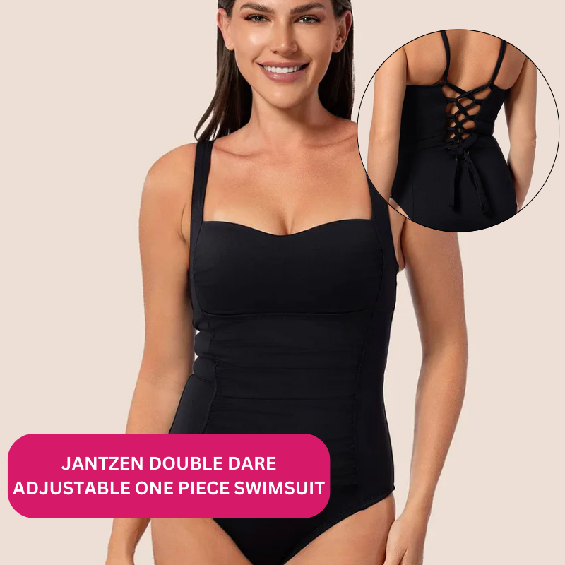 Jantzen Double Dare Adjustable One Piece Swimsuit