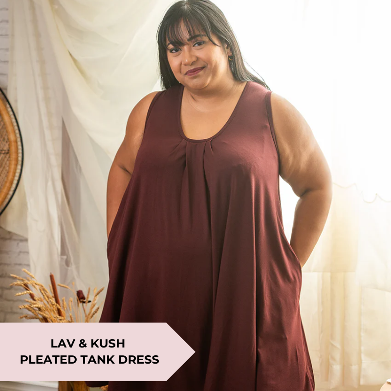 Lav & Kush Pleated Tank Dress