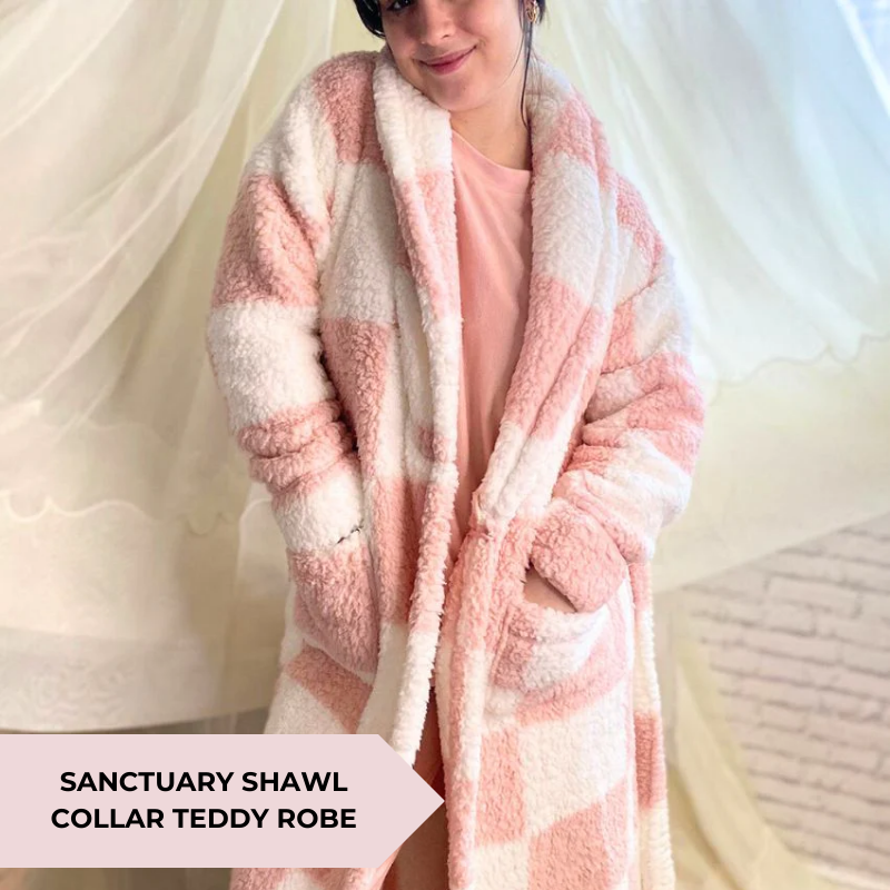 Sanctuary Shawl Collar Teddy Robe