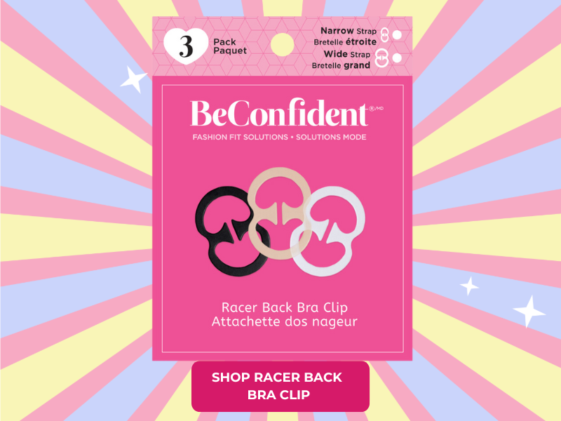 BE CONFIDENT RACER BACK BRA CLIP