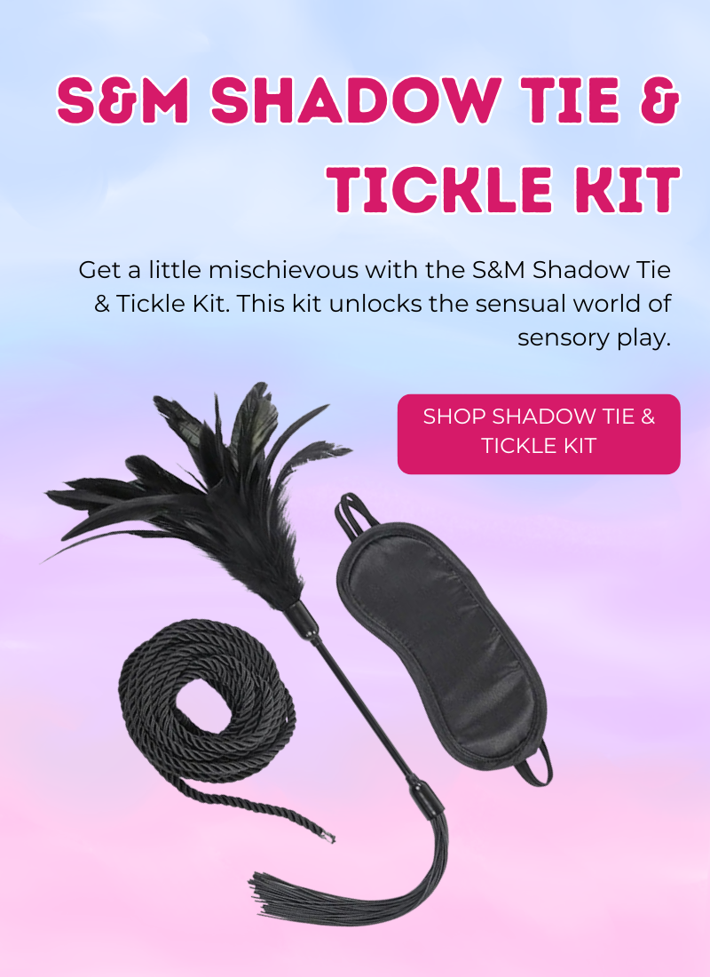 SM SHADOW TIE & TICKLE SET