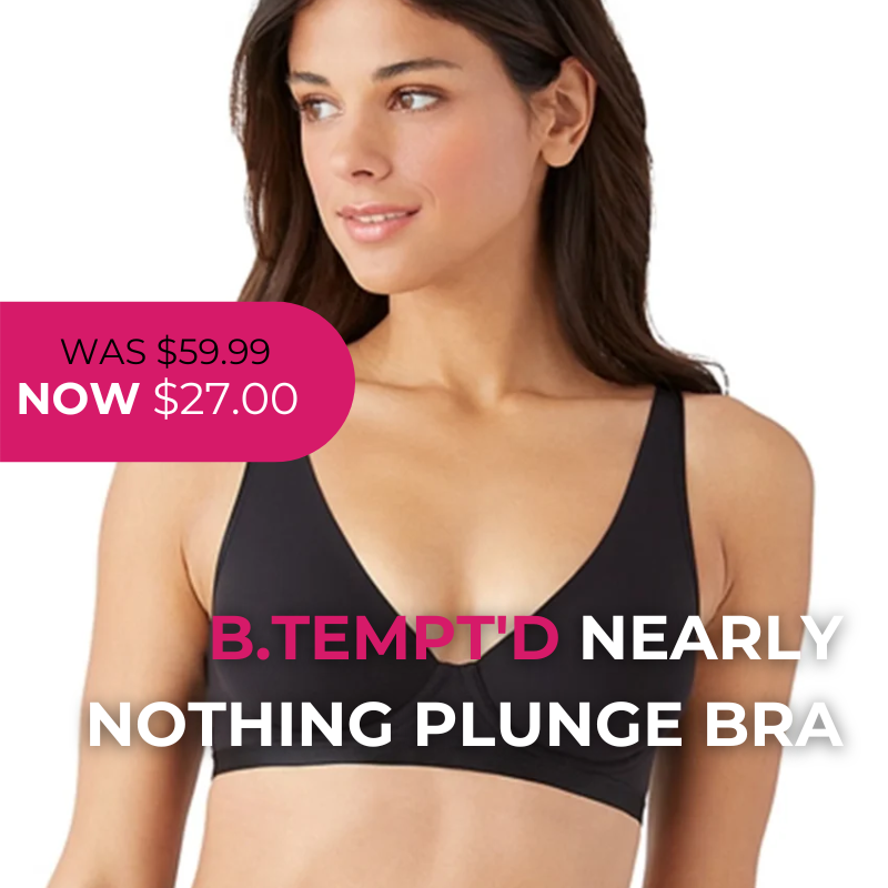 b.tempt'd Nearly Nothing Plunge Bra