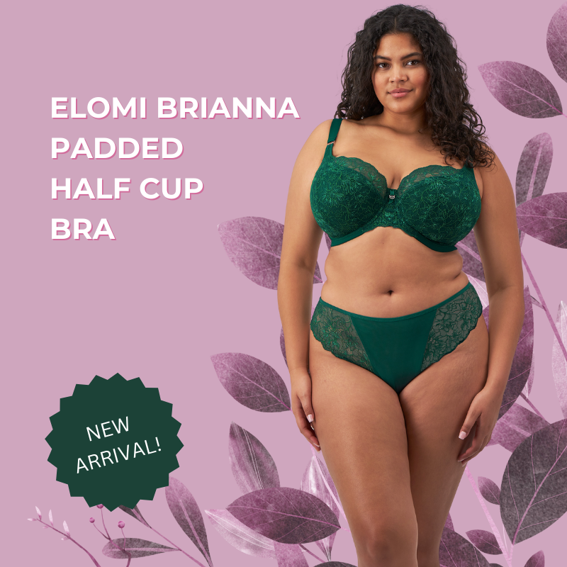 elomi brianna padded half cup bra