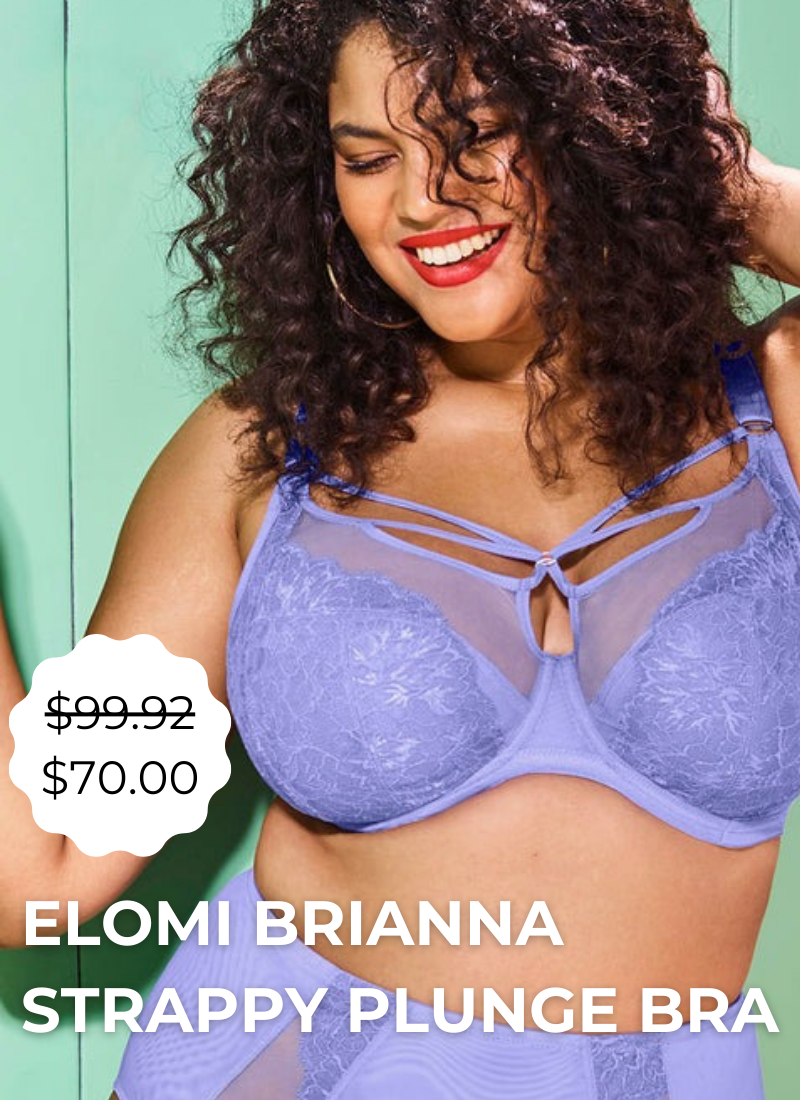 elomi brianna strappy plunge bra