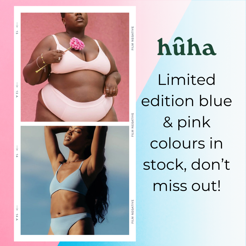 limited edition huha blue & pink colours available