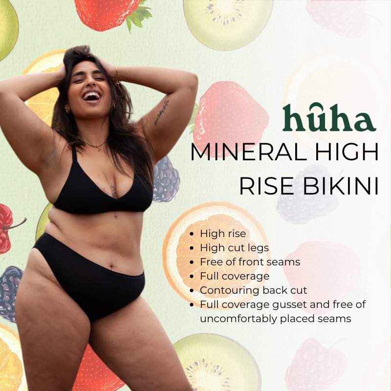 huha mineral high rise bikini