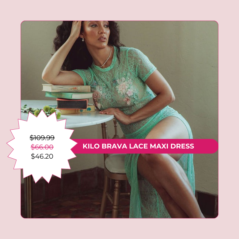 kilo brava lace maxi dress