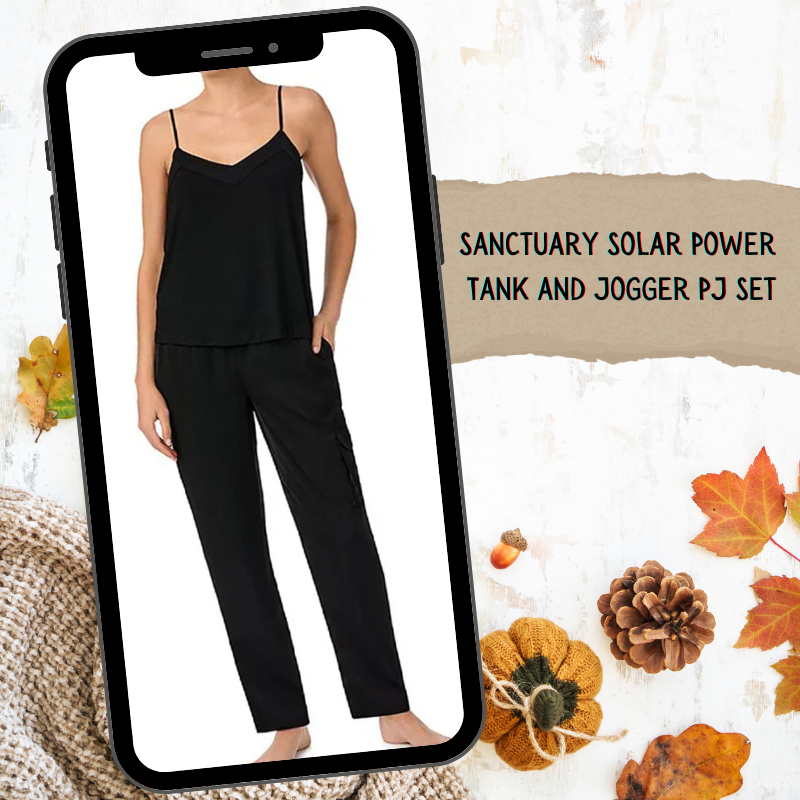 Sanctuary solar power tank and jogger set