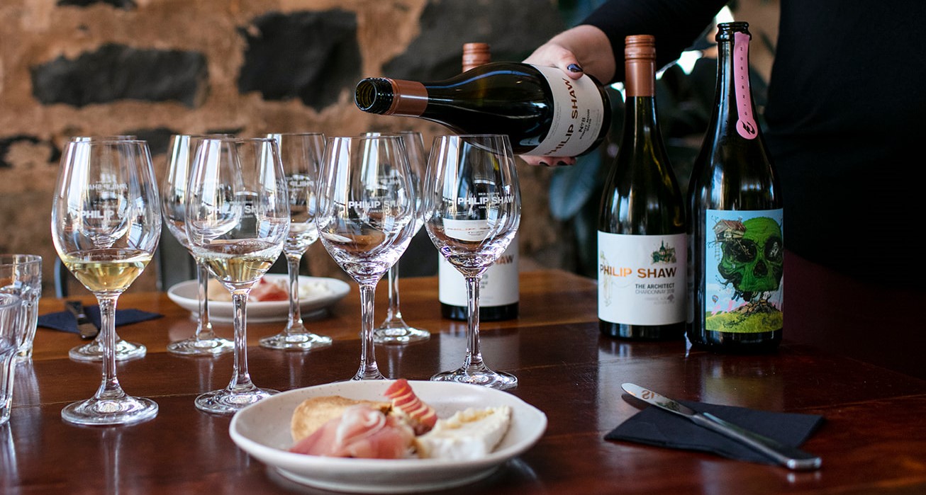 Wine tasting at cellar door