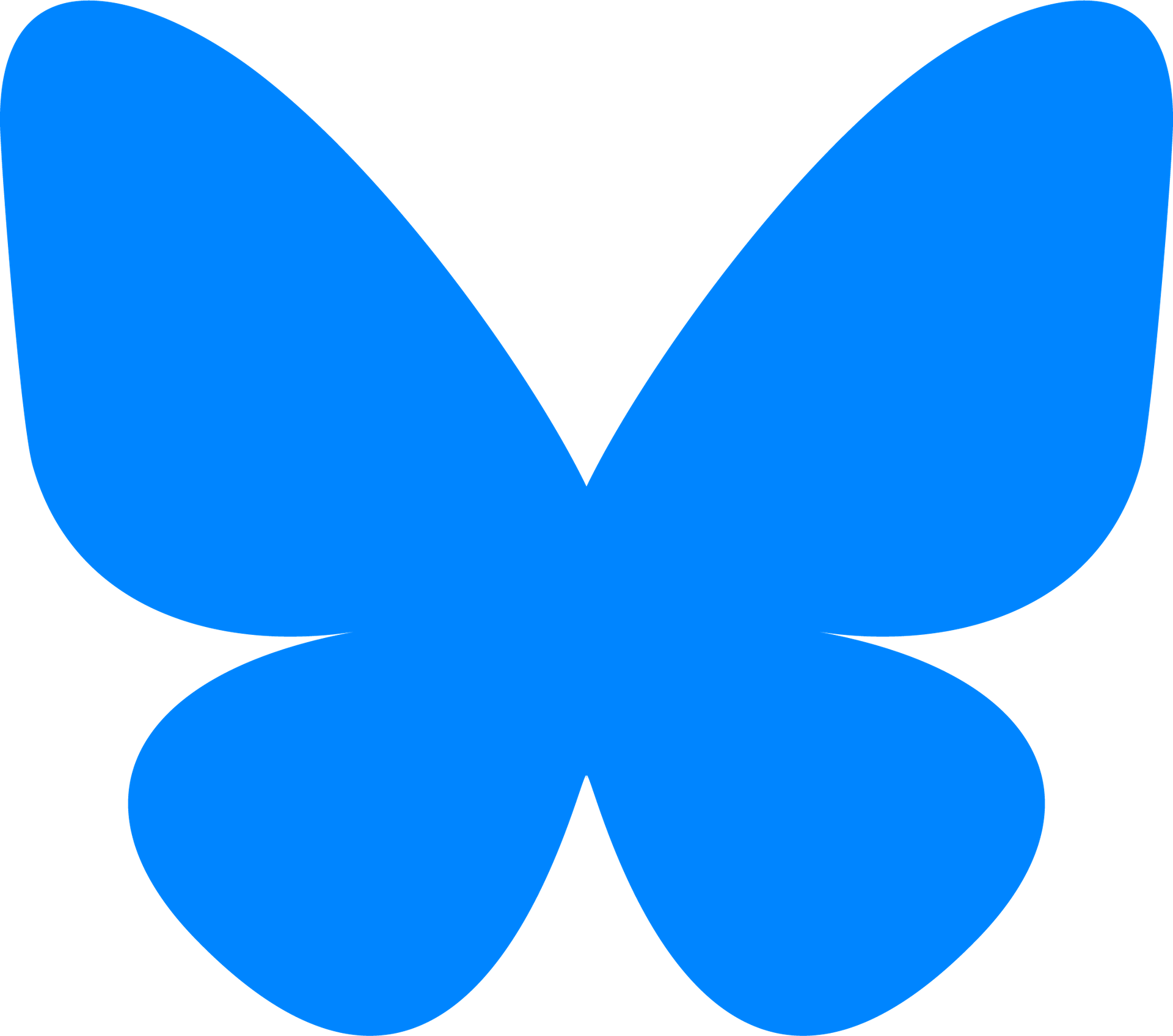 Butterfly logo for Bluesky social