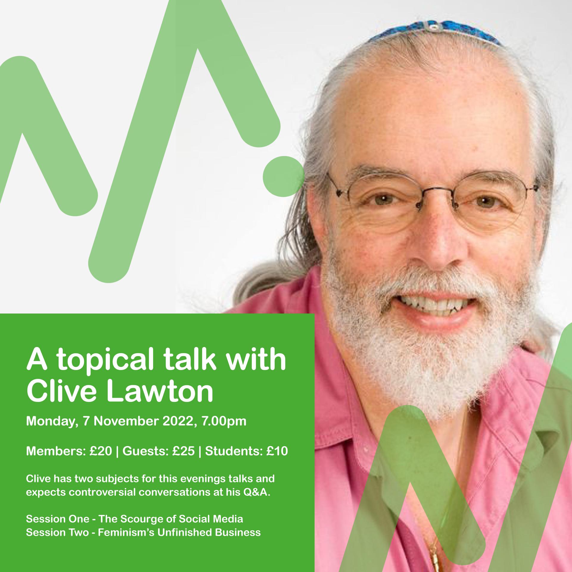 A topical talk with Clive Lawton