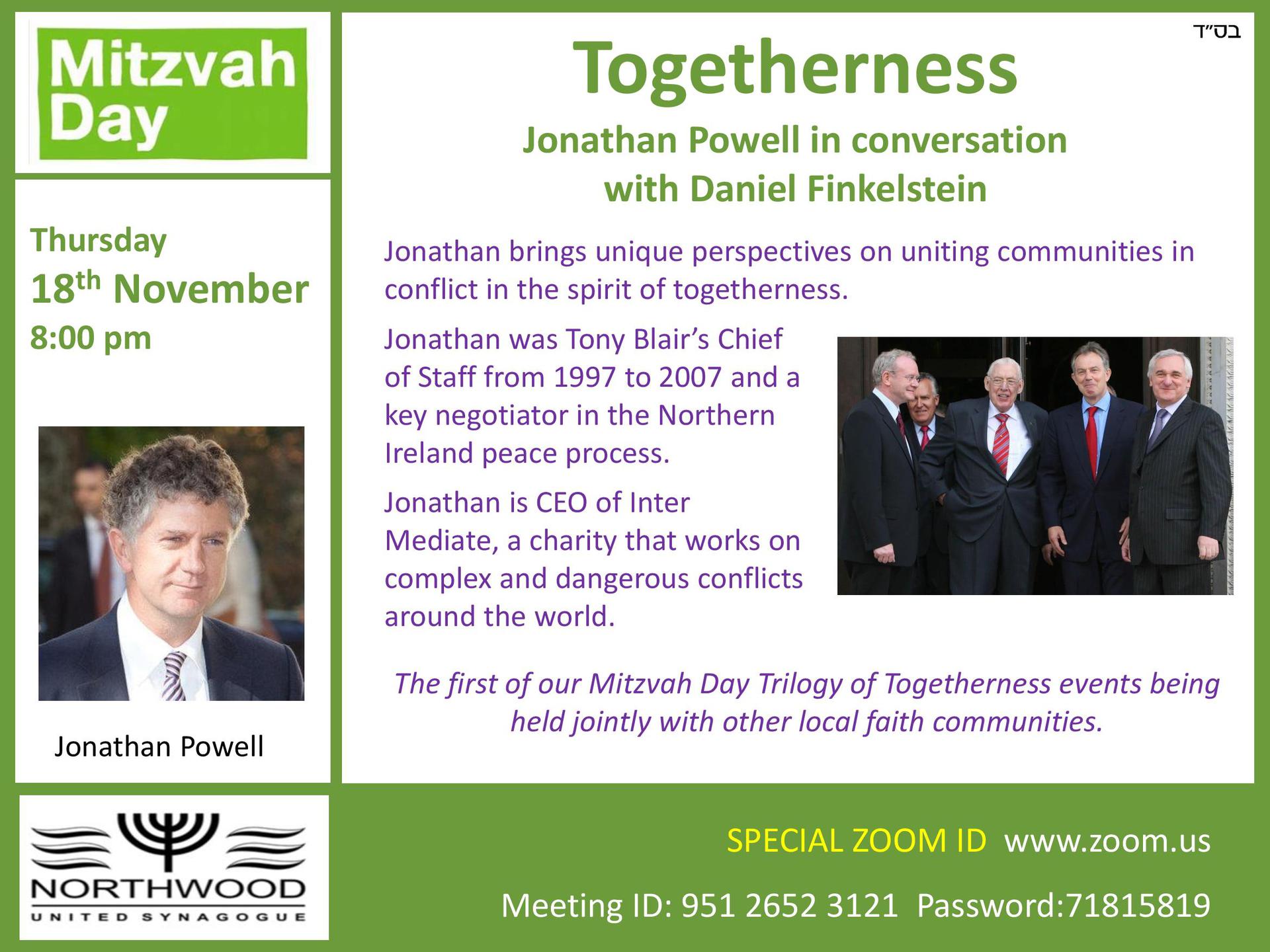Northwood presents: Jonathan Powell