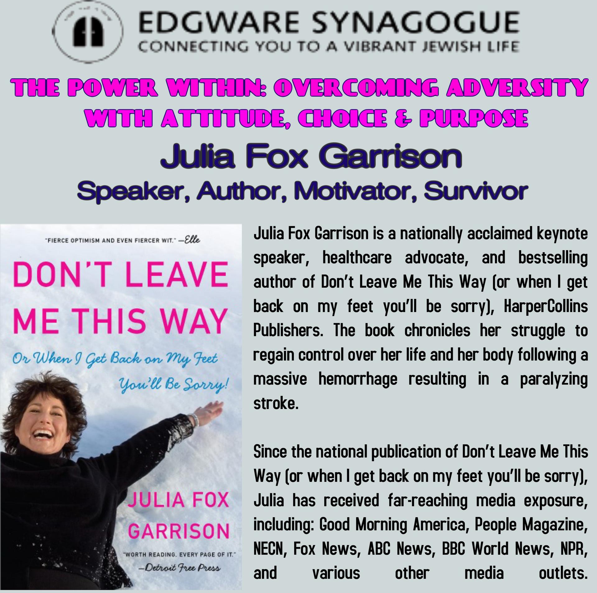 Edgware presents: Julia Fox Garrison