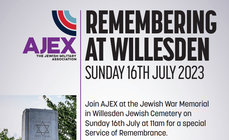 Remembering at Willesden with AJEX