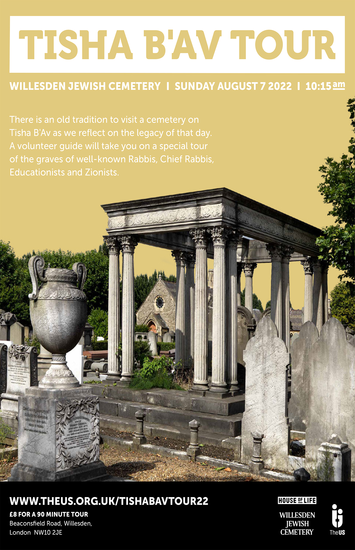 Willesden Jewish Cemetery Tisha B'Av Tour