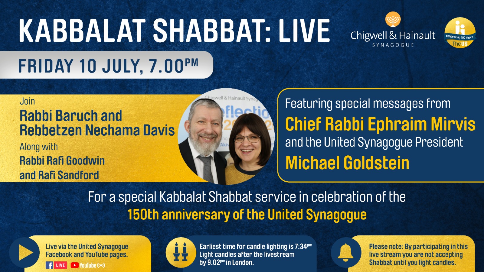 image of Kabbalat Shabbat this Friday