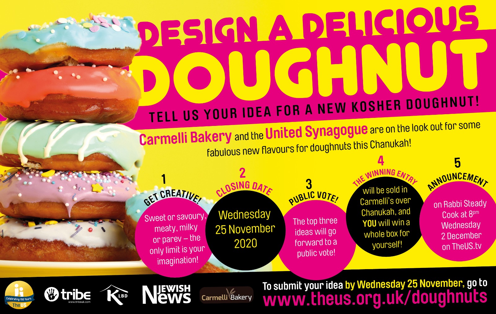 Design a delicious doughnut