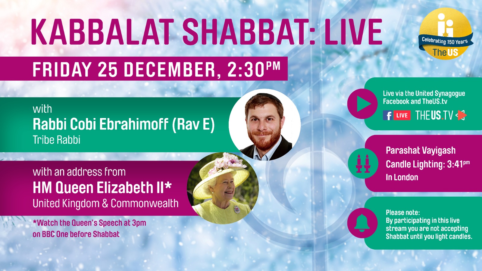 Kabbalat Shabbat: Live