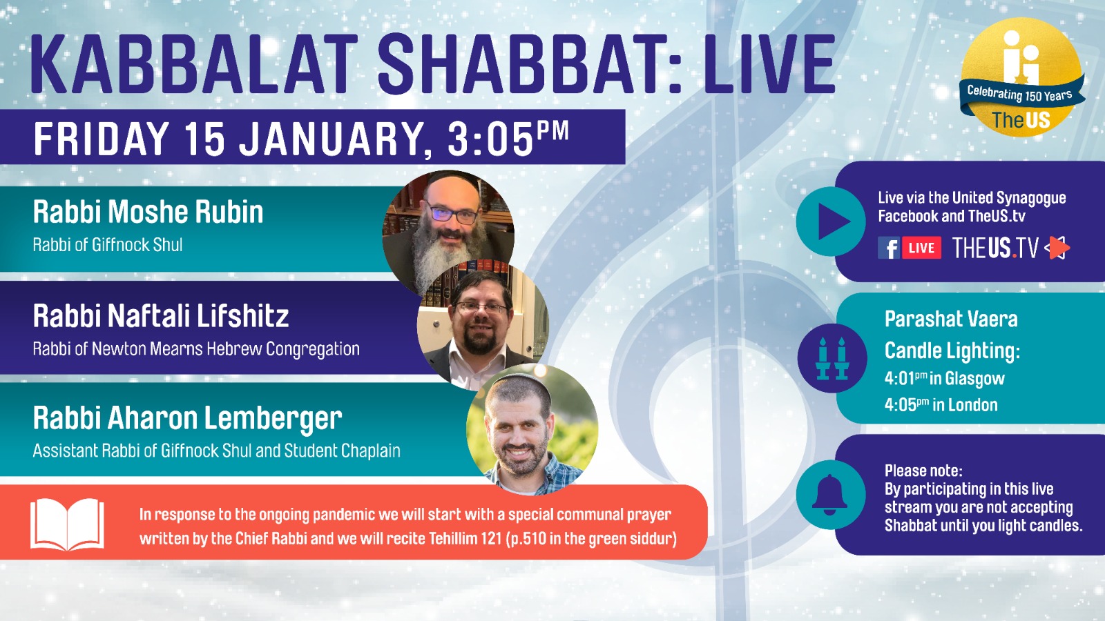 Kabbalat Shabbat: Live