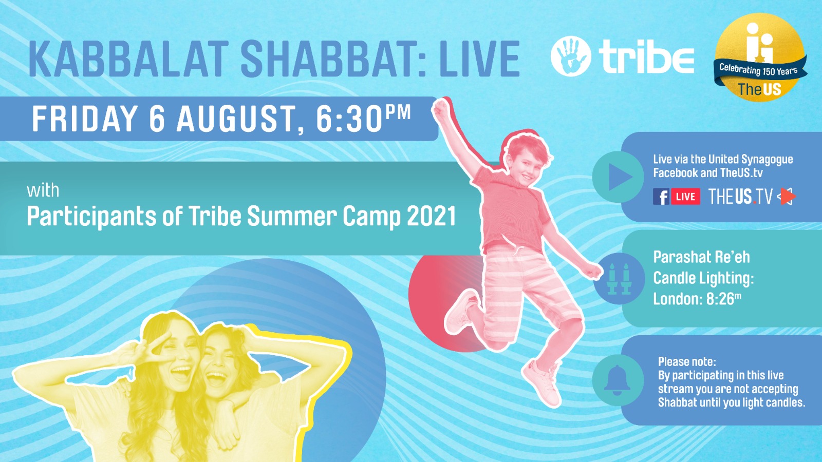 Kabbalat Shabbat Live at 6:30pm