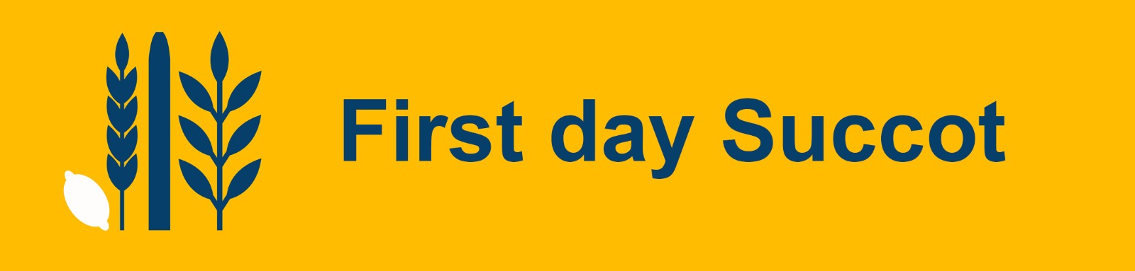 First day Succot