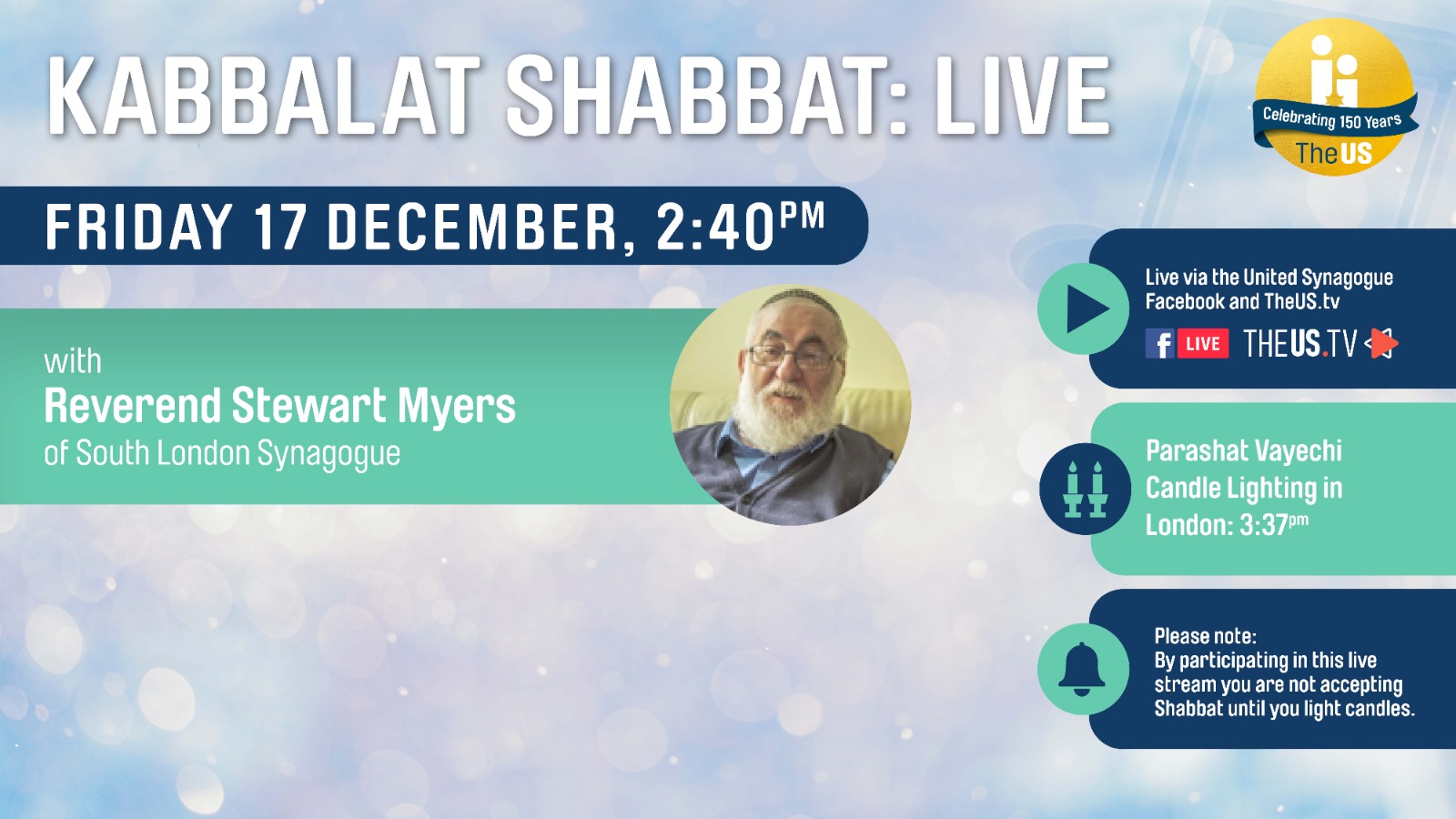 Kabbalat Shabbat at 2:40pm