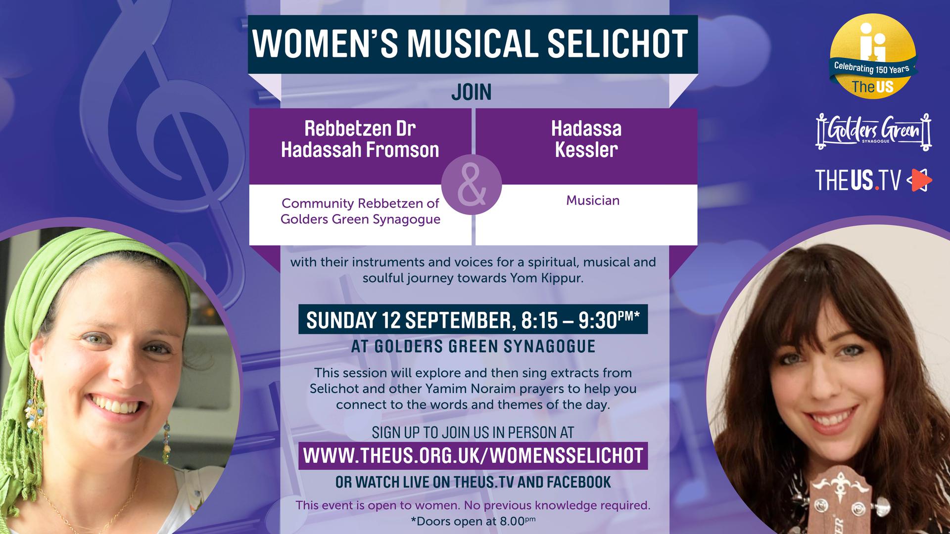 Women's Musical Selichot this Sunday