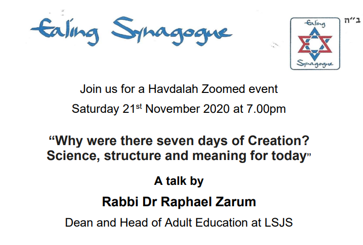 Ealing presents: Rabbi Dr Raphael Zarum