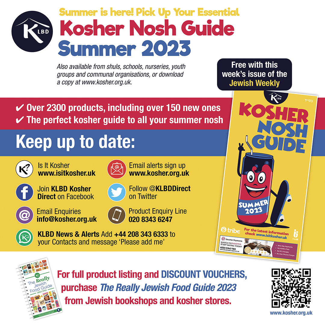 New Kosher Nosh Guide Summer 2023!