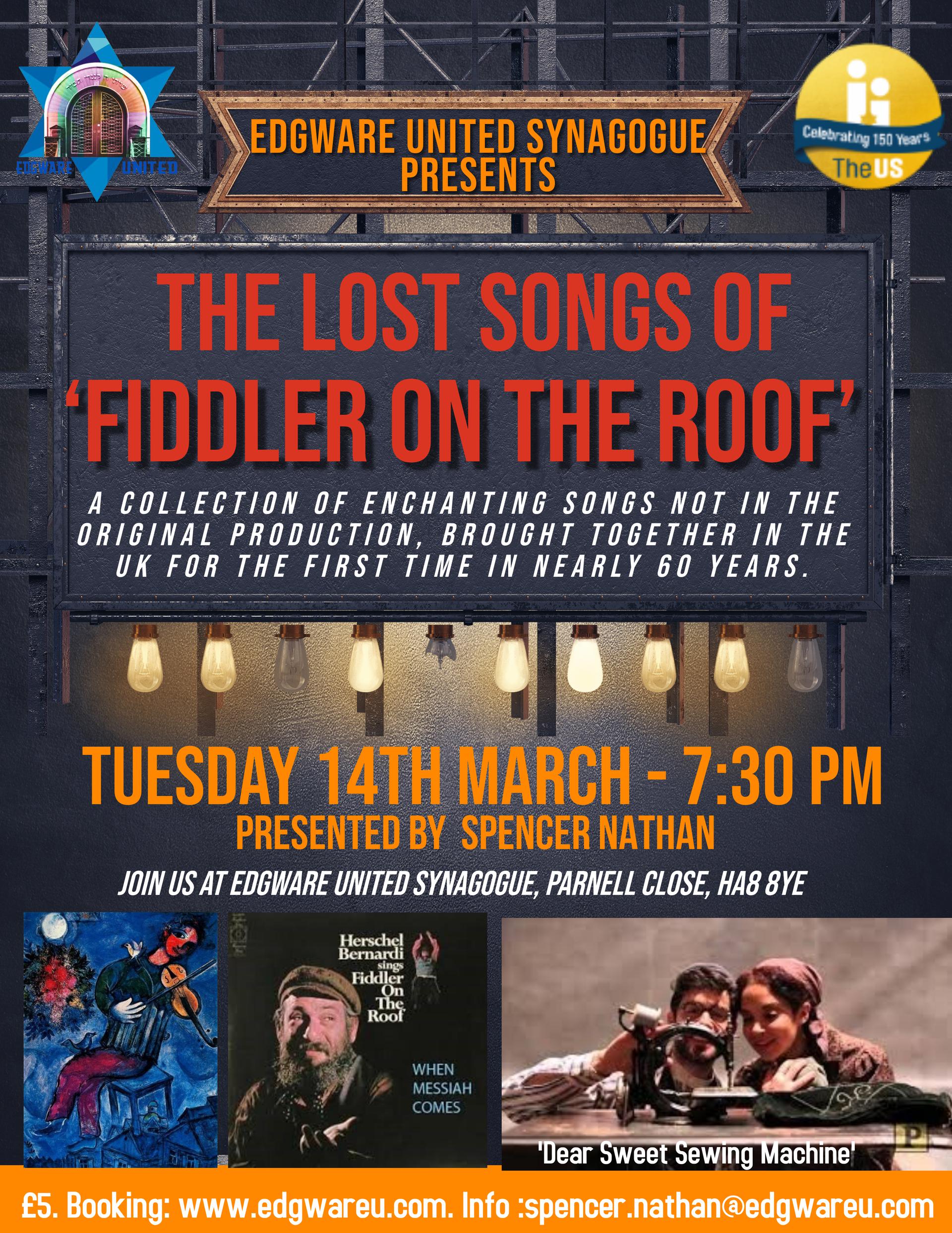 The Lost Songs of Fiddler on the Roof