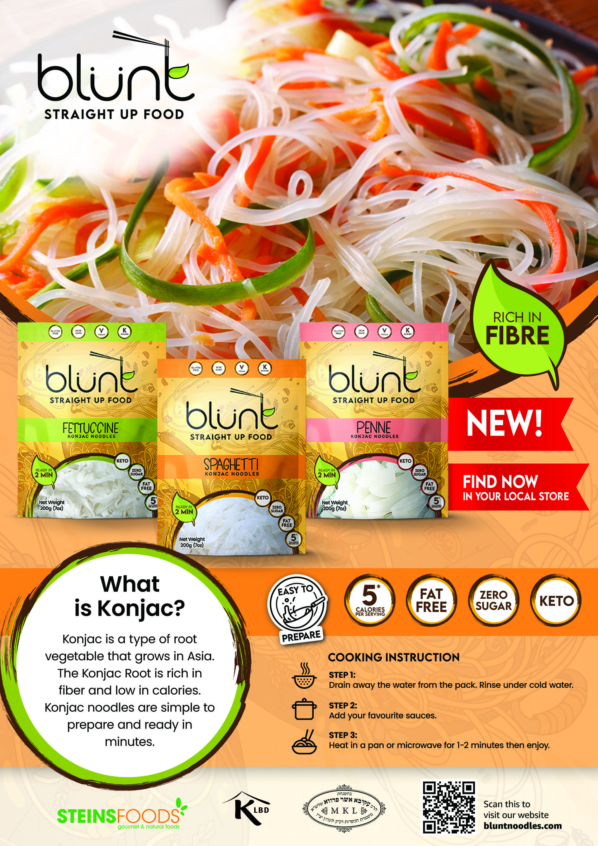 Blunt Konjac Noodles