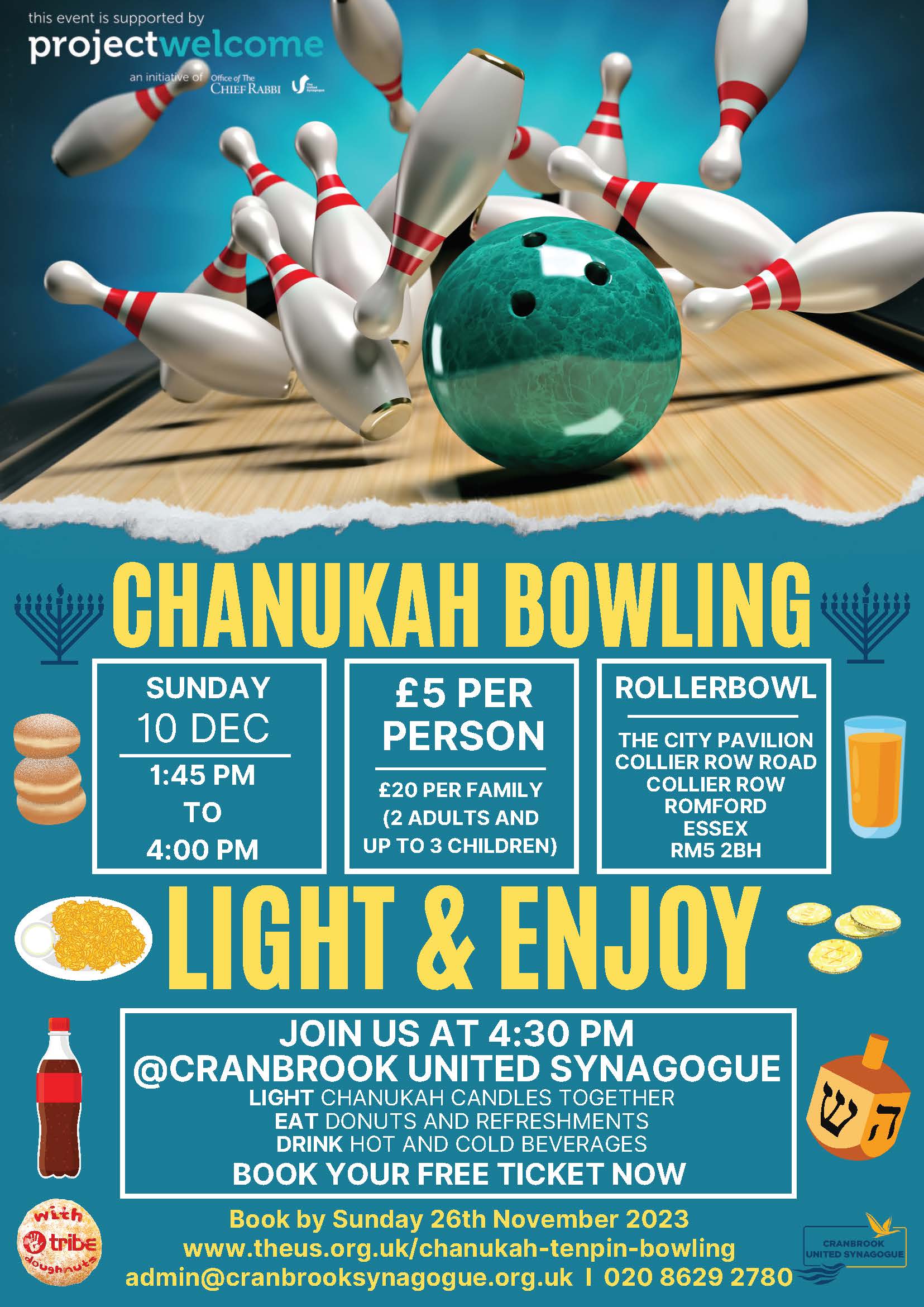 Chanukah bowling