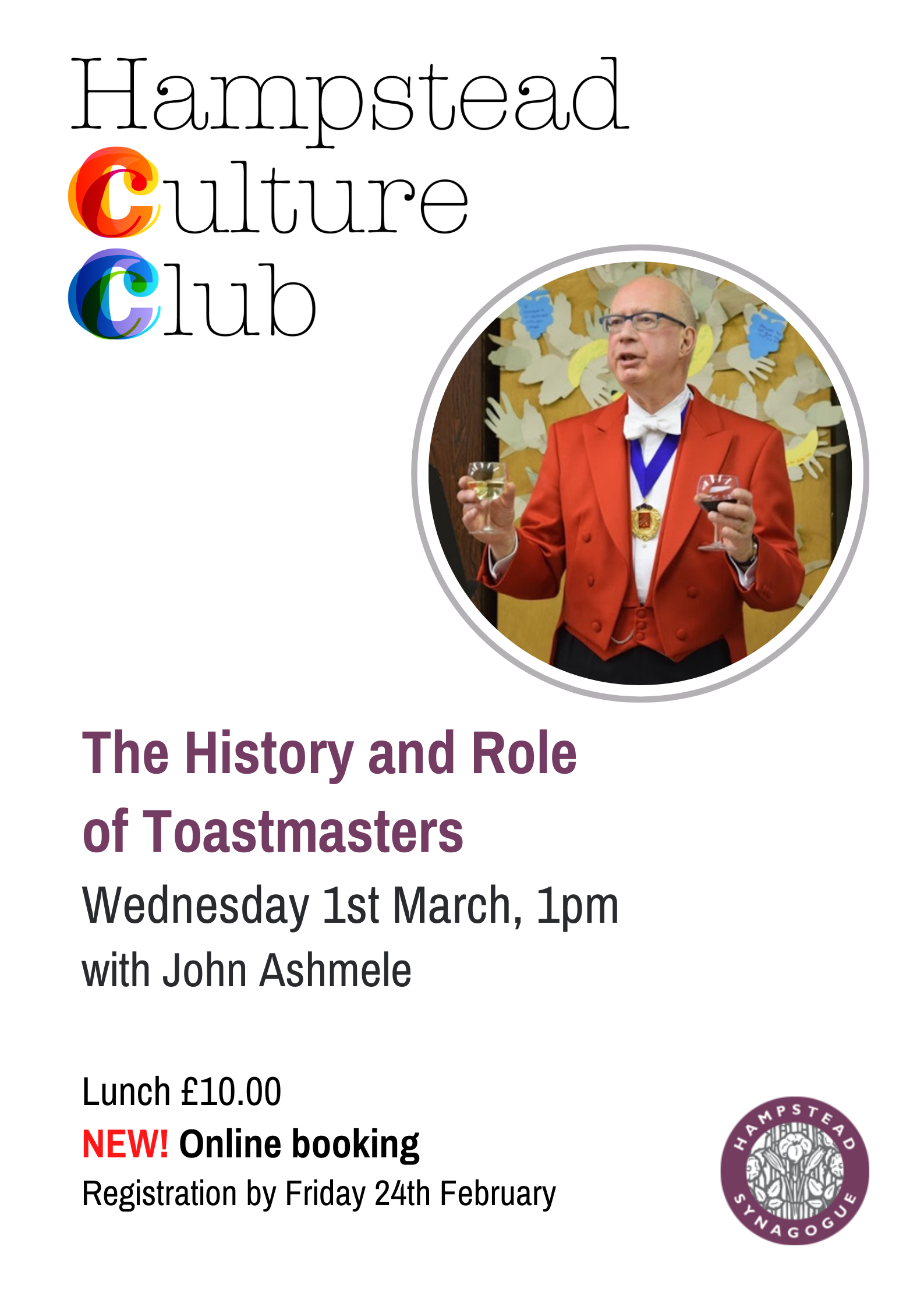 The history and role of toastmasters