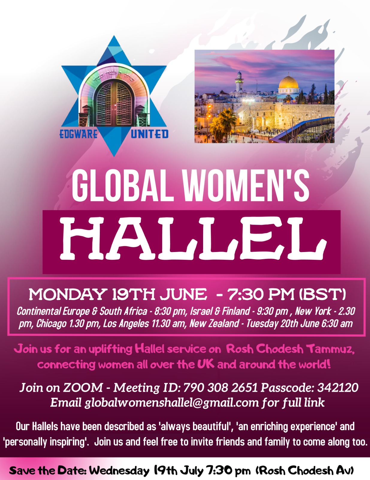 Global Women's Hallel
