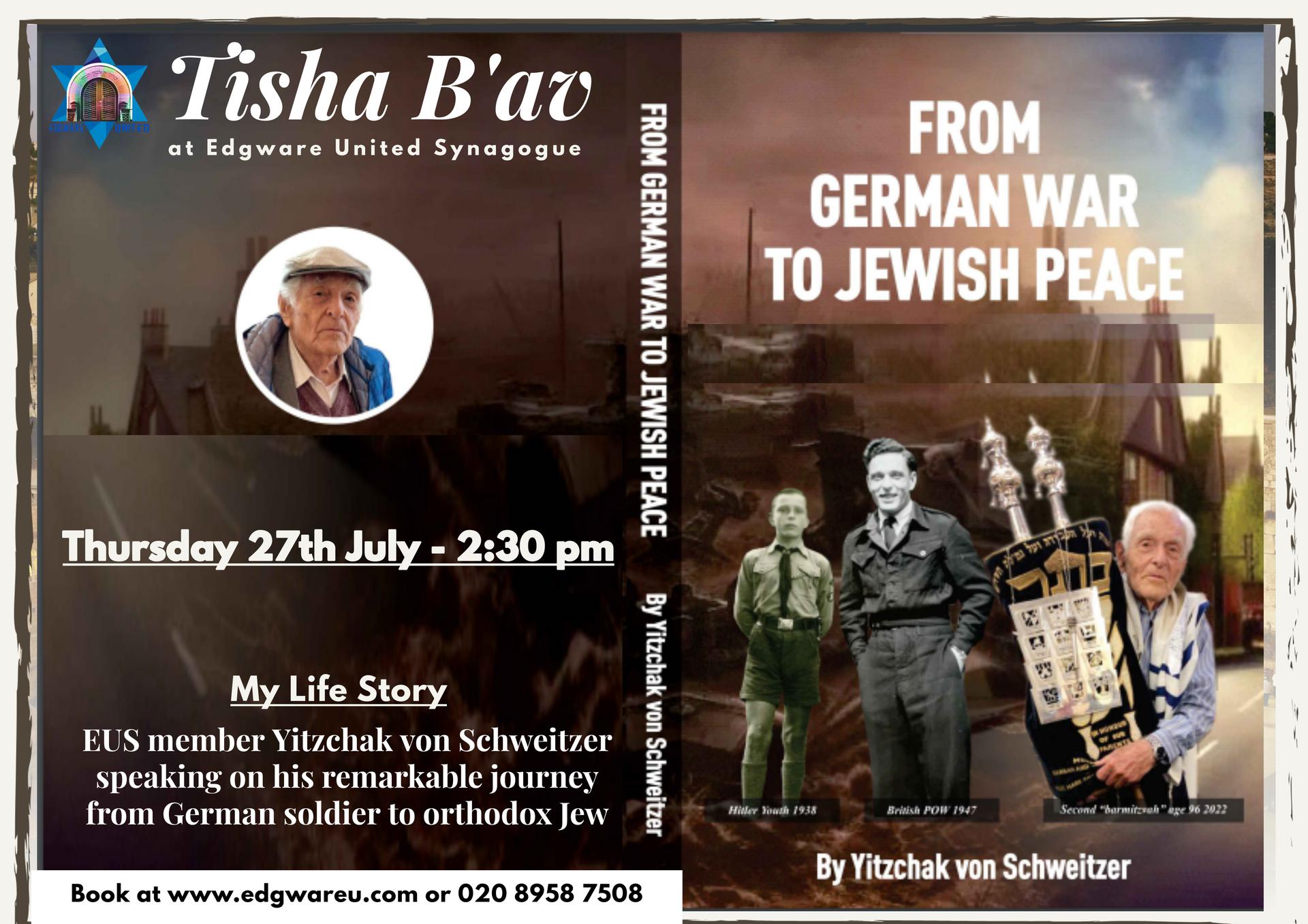 From German war to Jewish peace